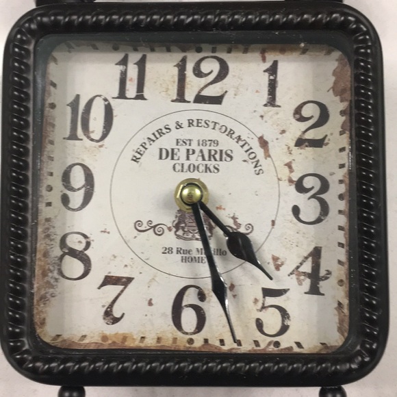 ❌given to a friend❌Brown battery operated clock - Picture 3 of 4